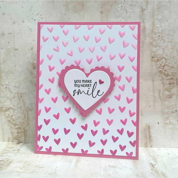 Two Way Heart - Stencil of the Month