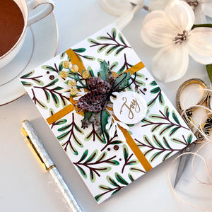 Sprigs & Bow - Stencil of the Month