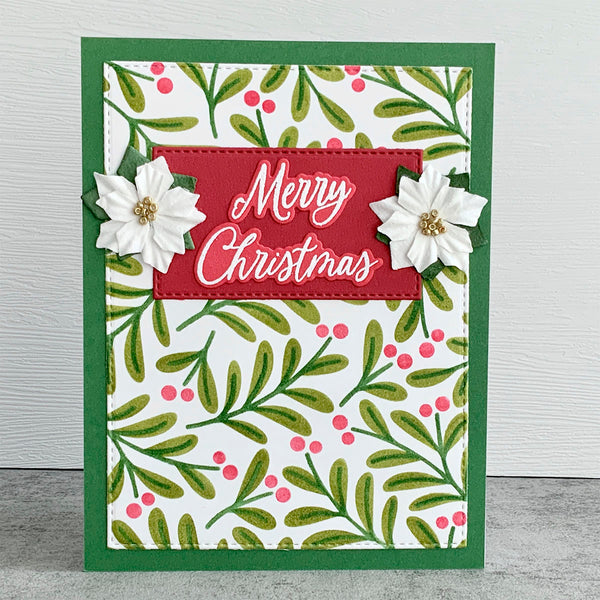Sprigs & Bow - Stencil of the Month