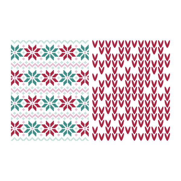 Warm & Woven - Stencil of the Month