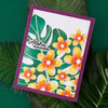 Plumeria Spray - Stencil of the Month