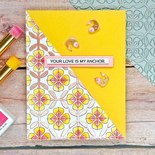 Mosaic & Quilted Memories -  Stencil of the Month