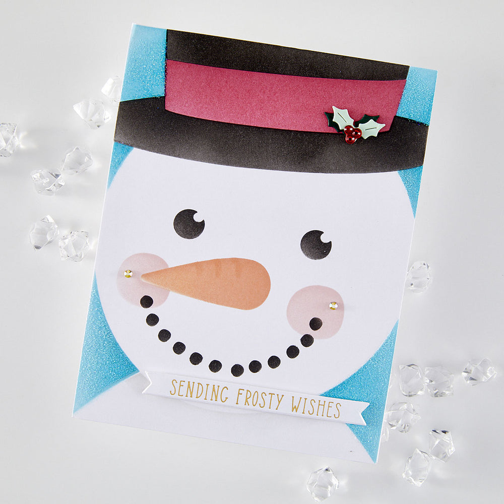 Frosty Wishes - Stencil of the Month