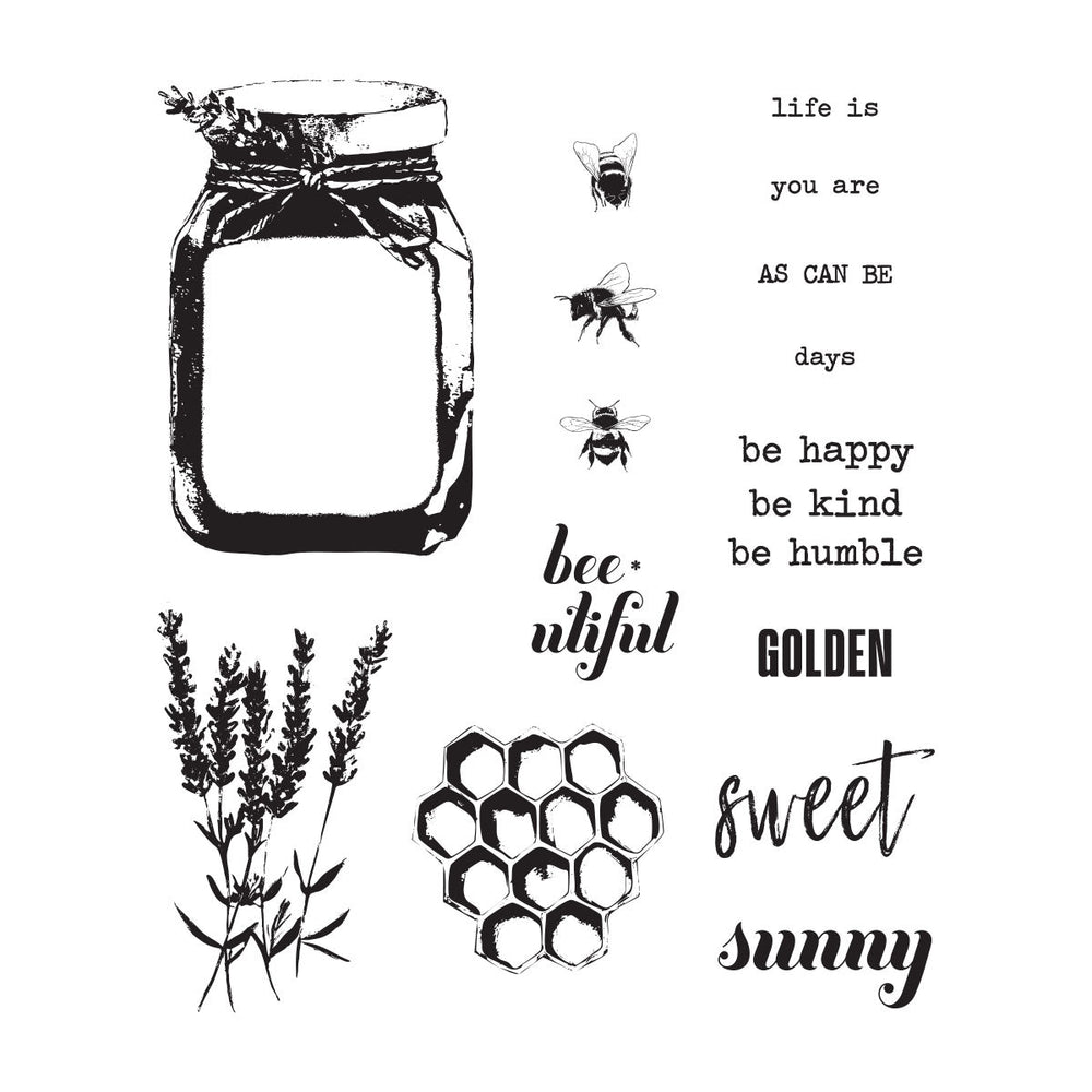Simple Vintage Lavender Fields Stamp & Die Bundle with Simple Stories