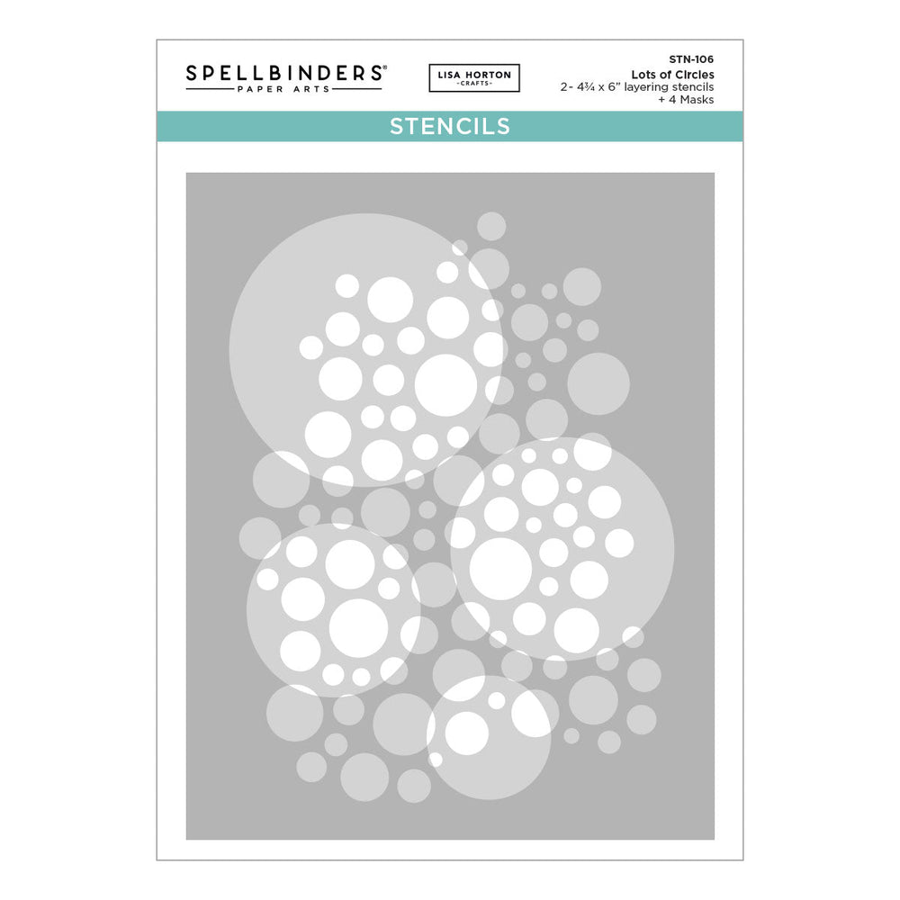 Lots of Circles Stencils by Lisa Horton