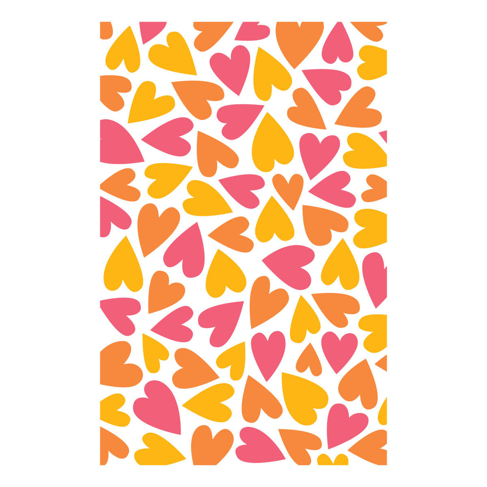Puffy Hearts 3D Folder and Stencil Bundle by Simon Hurley