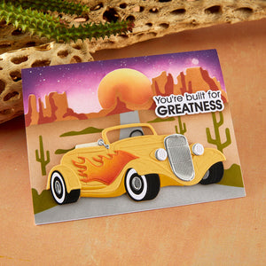 Road Trip Adventures Sentiments Stamp & Die Set by Mindy Eggen