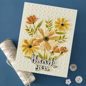 Thank You Bouquet 3D Emboss & Cut Folder by Wendy Vecchi