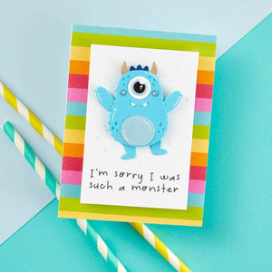 Monster Birthday Sentiments Clear Stamp Set