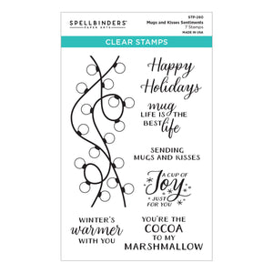 Merry Mugs and Kisses Die, Stamp & Stencil Bundle