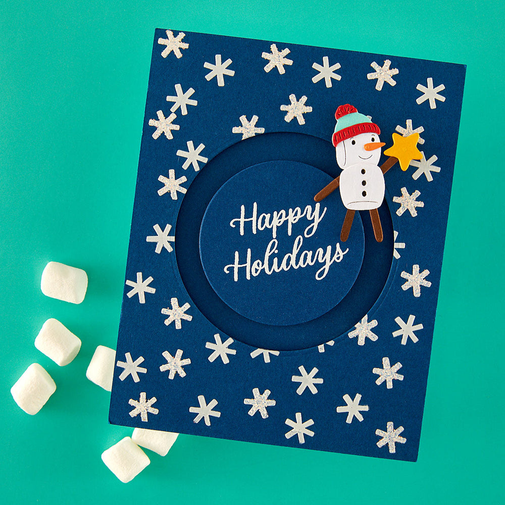 Merry Mugs and Kisses Die, Stamp & Stencil Bundle
