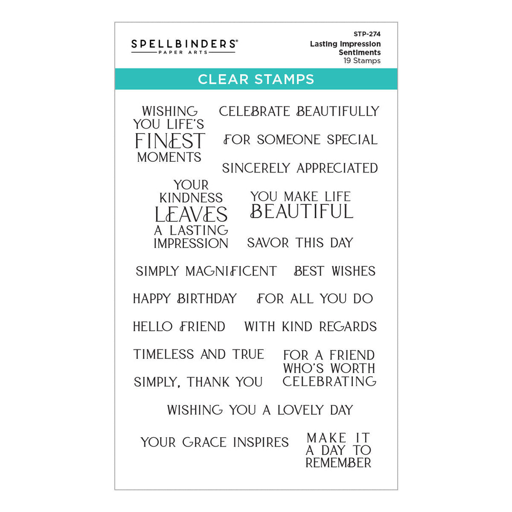 Lasting Impressions Clear Stamp Set