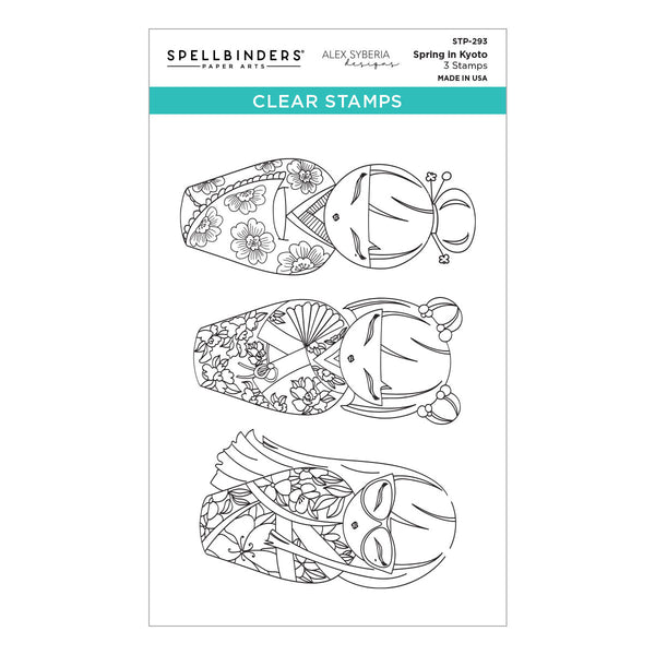 Spring in Kyoto Clear Stamp Set by Alex Syberia