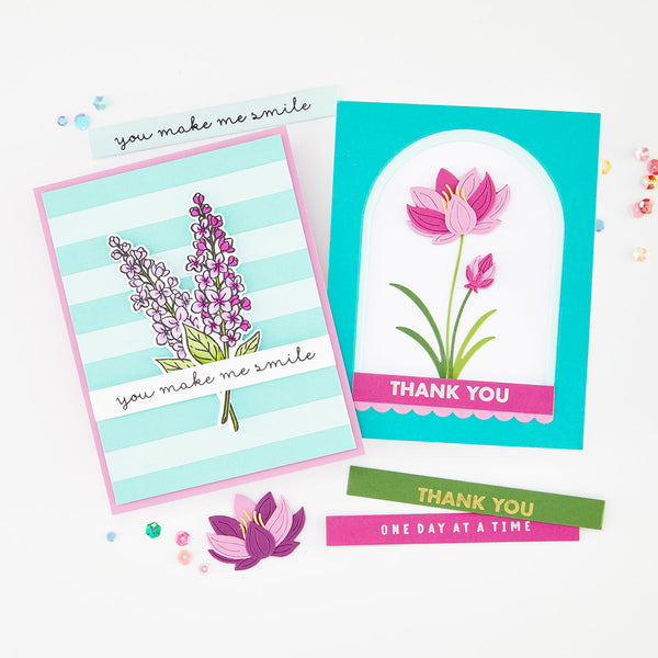 Sentiment Strips XL Die