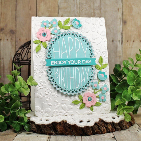 Stitched Kaleidoscope Arch Etched Dies