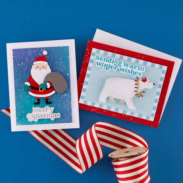 Wonderful Winter Sentiments Press + Foil Plate & Die Set by Simon Hurley