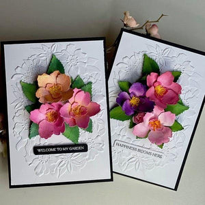 Nature's Botanical Wreath 3D Embossing Folder from the Nature's Botanical Garden Collection by Susan Tierney-Cockburn