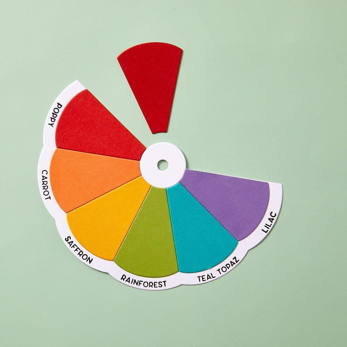 Color Swatch Names Clear Stamp Set from the ColorWheel Swatch