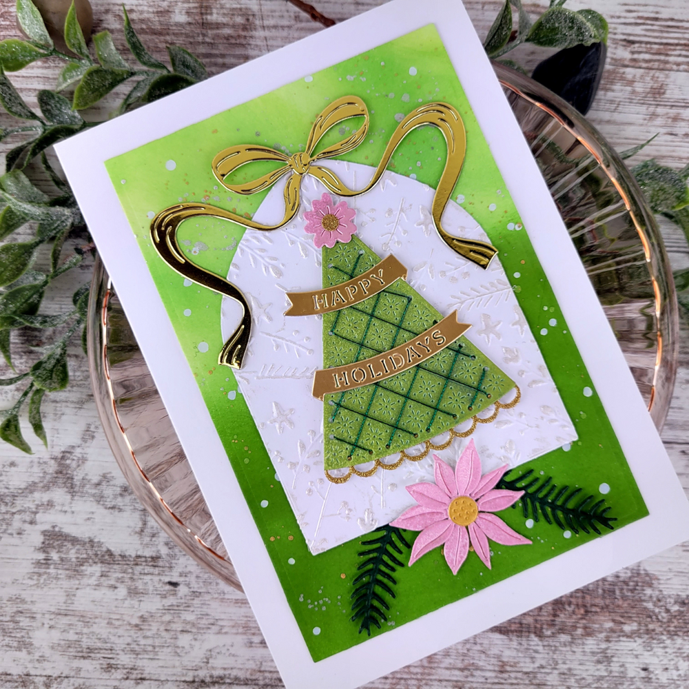 Merry, Merry, Merry Bird Registration Press Plate & Die Set by Dina Wakley