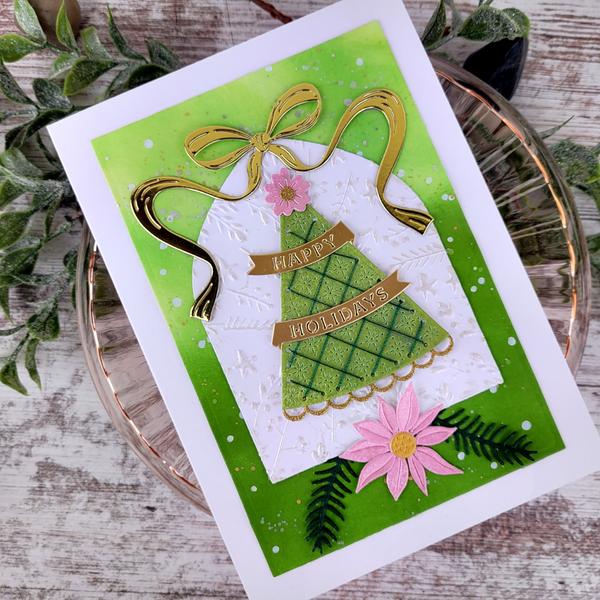 Merry, Merry, Merry Bird Registration Press Plate & Die Set by Dina Wakley
