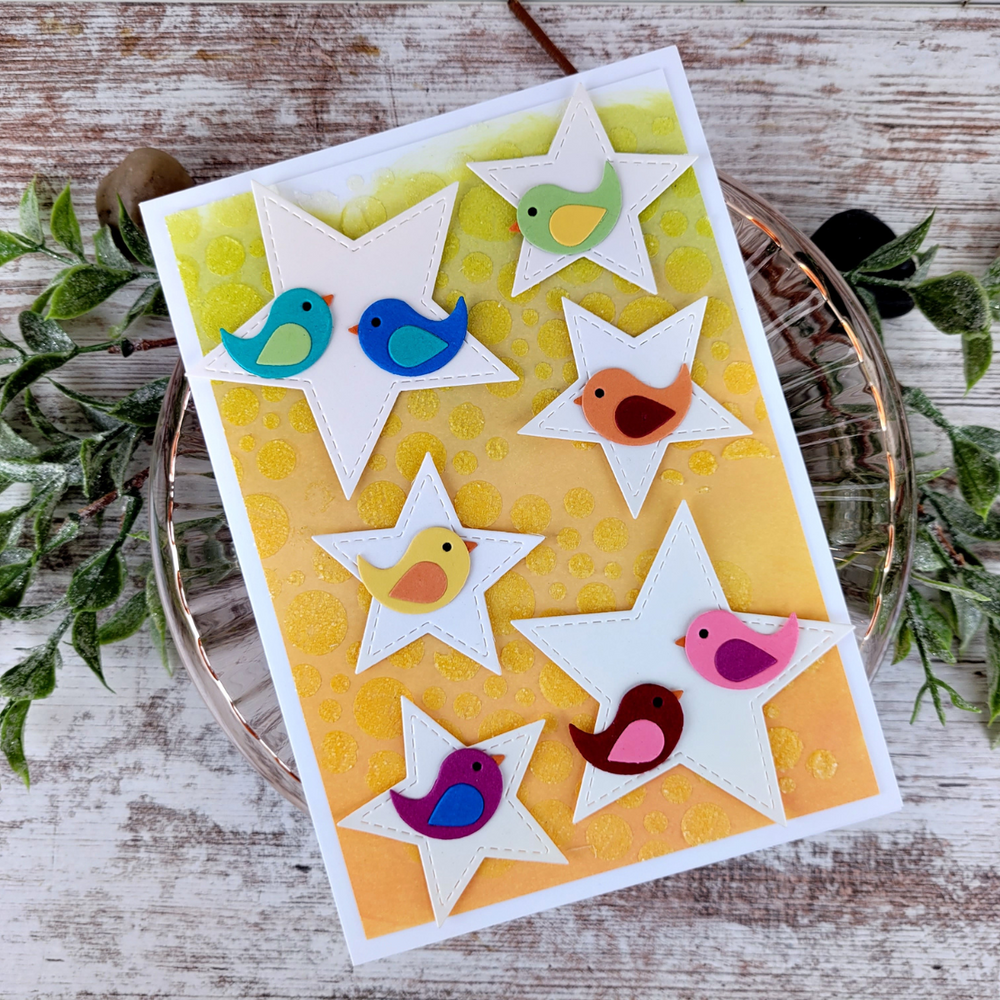 Essential Stars Etched Dies by Lisa Horton