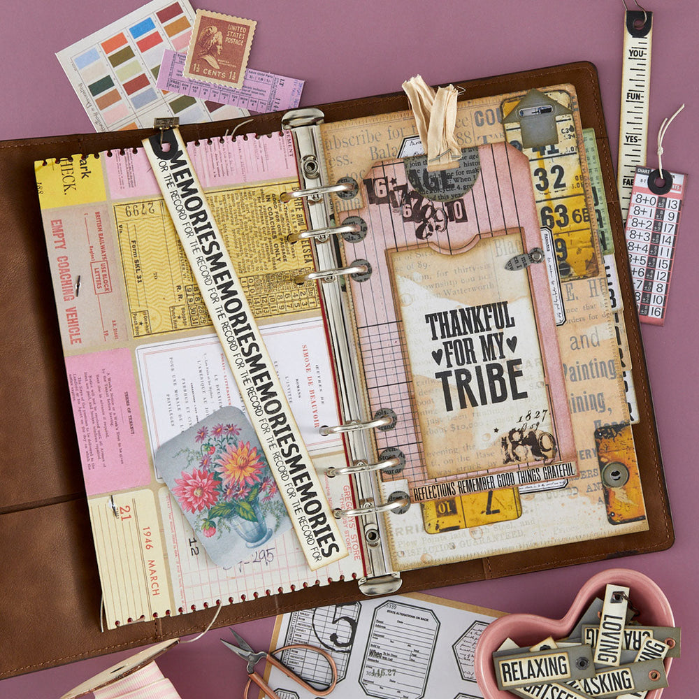 Reminiscence Book 10 Patterned Cardstock by Esther Glas