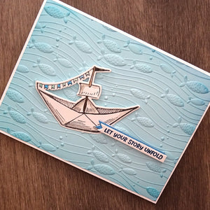 Underwater Waltz - 3D Embossing Folder of the Month