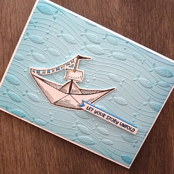 Underwater Waltz - 3D Embossing Folder of the Month
