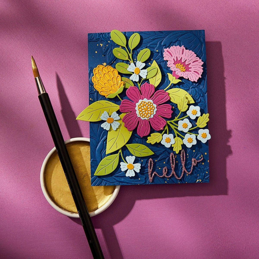 Vivid Blooms Etched Dies