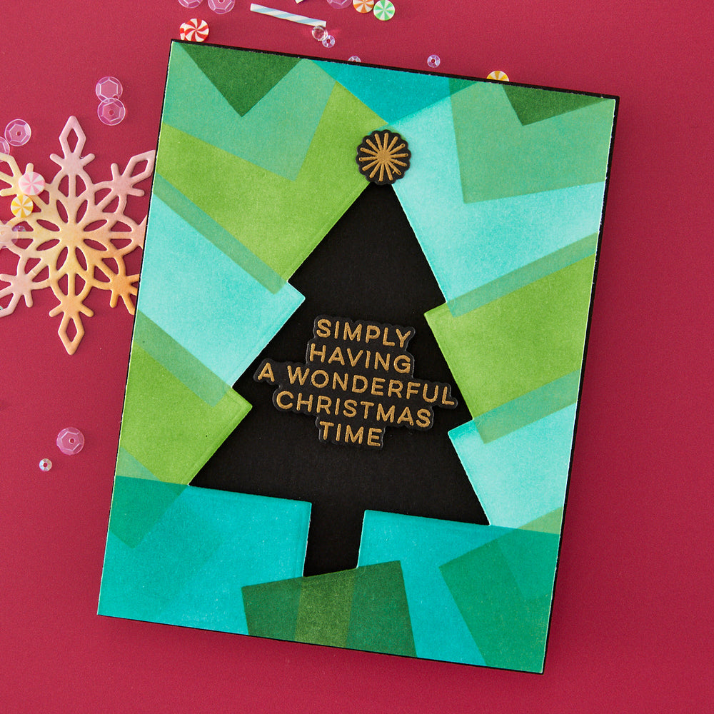 Festive Tree Die Etched Dies