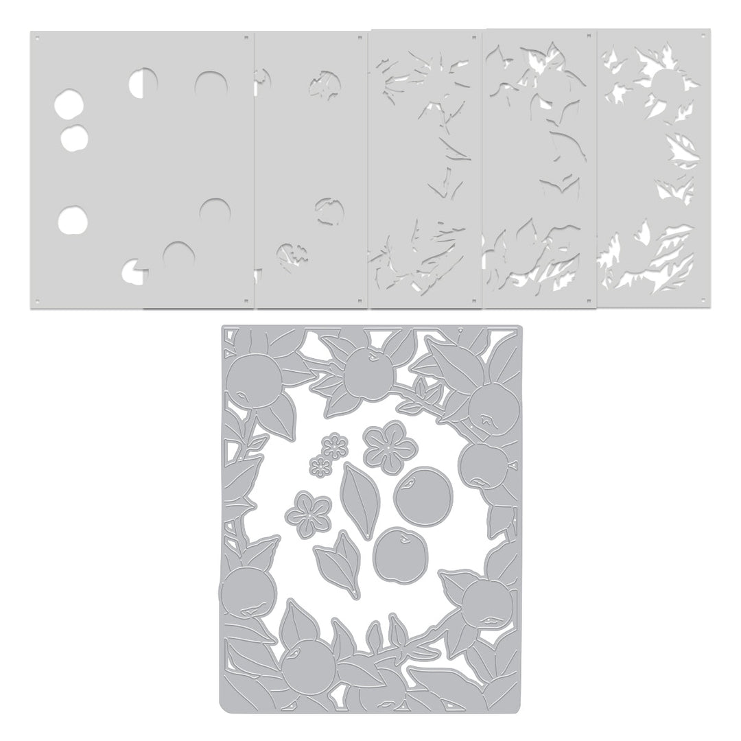 Hero Arts Apple Frame Die & Stencil Bundle