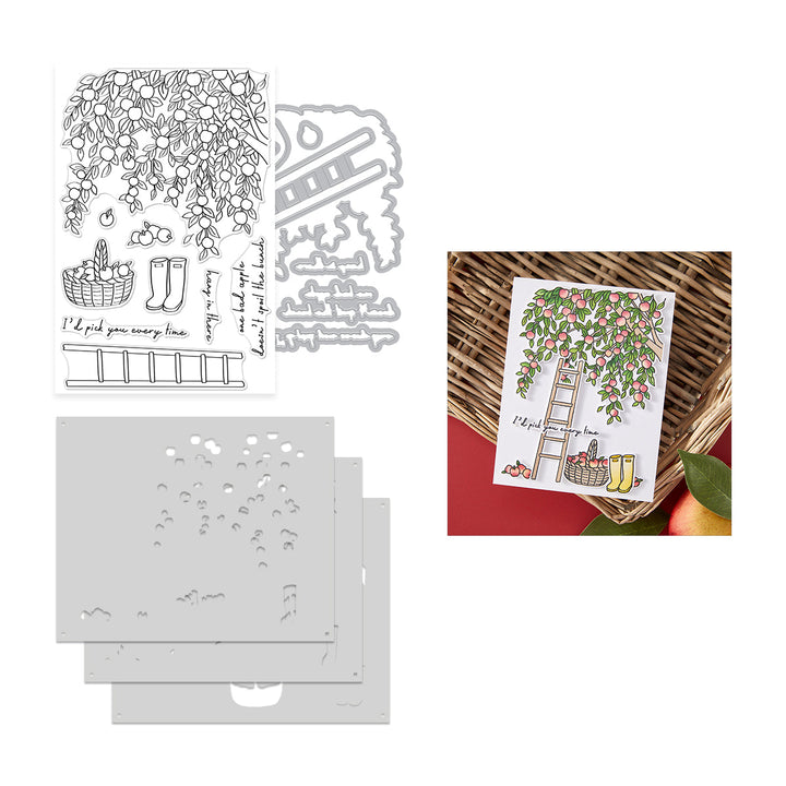 In The Orchard Stamp & Cut & Stencil Bundle