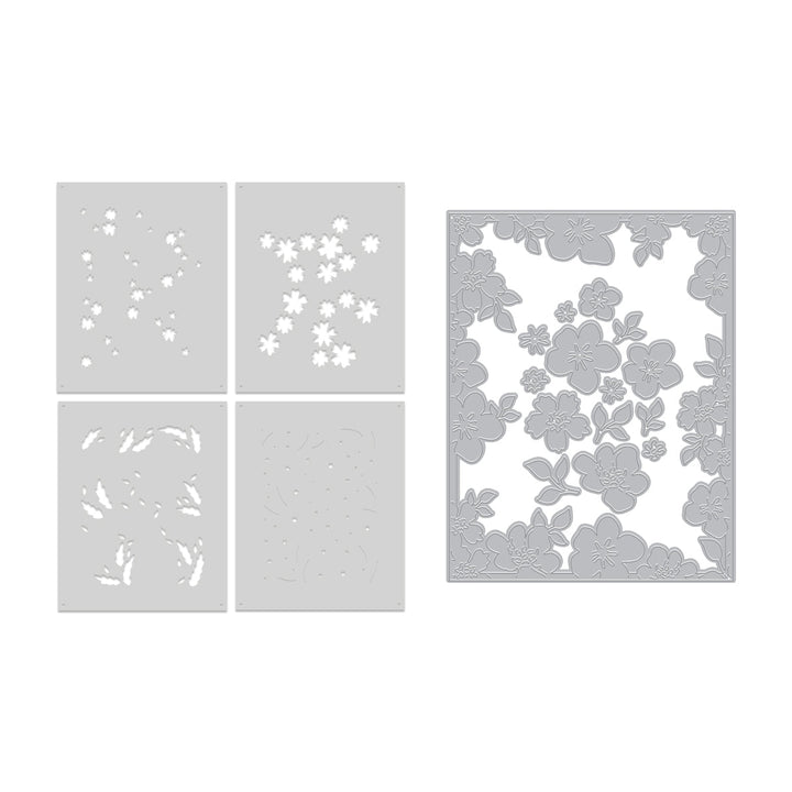 Bitty Floral Bundle Die & Stencil Bundle