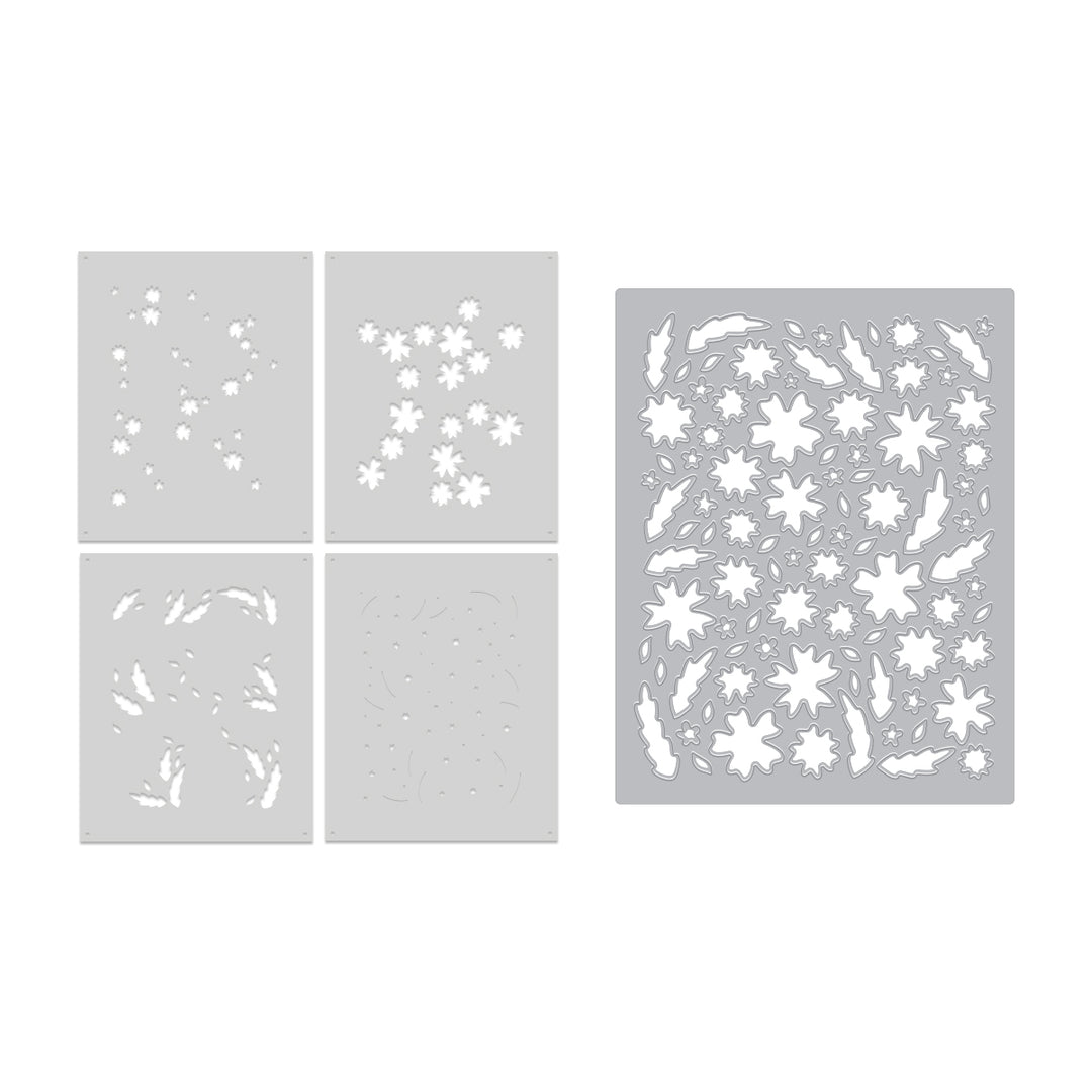 Bitty Floral Bundle Die & Stencil Bundle