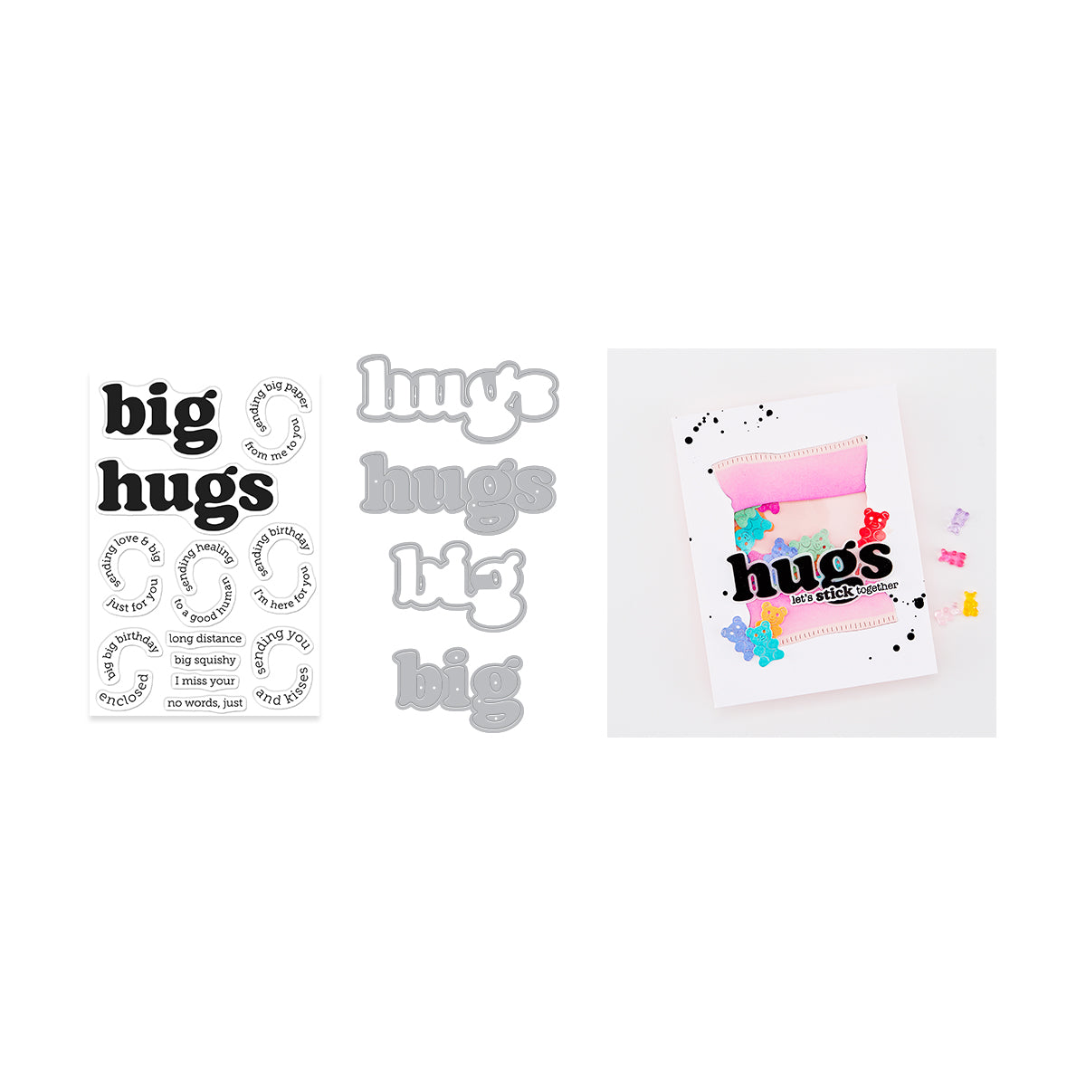 HUG Hero Arts Big Hugs Bundle by Hero Arts + Carly Tee | Hero Arts