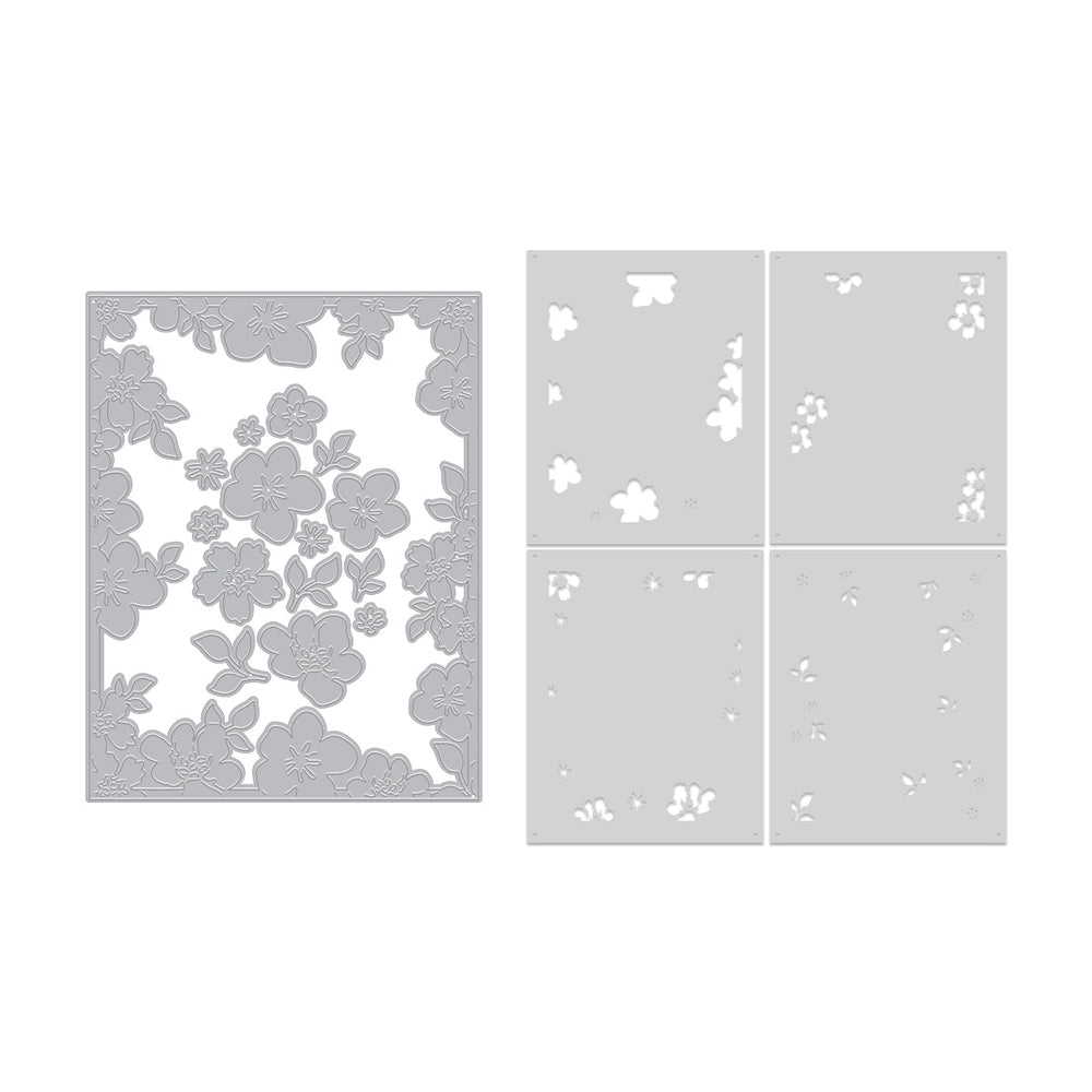 Floral Frame Die & Stencil Bundle