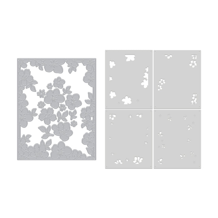 Floral Frame Die & Stencil Bundle