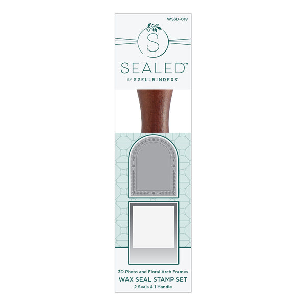 3D Photo & Floral Arch Frames Wax Seal Stamps and Die Bundle