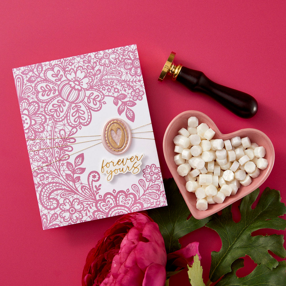 Scalloped Heart - Wax Seal of the Month (Seal Stamp Only)