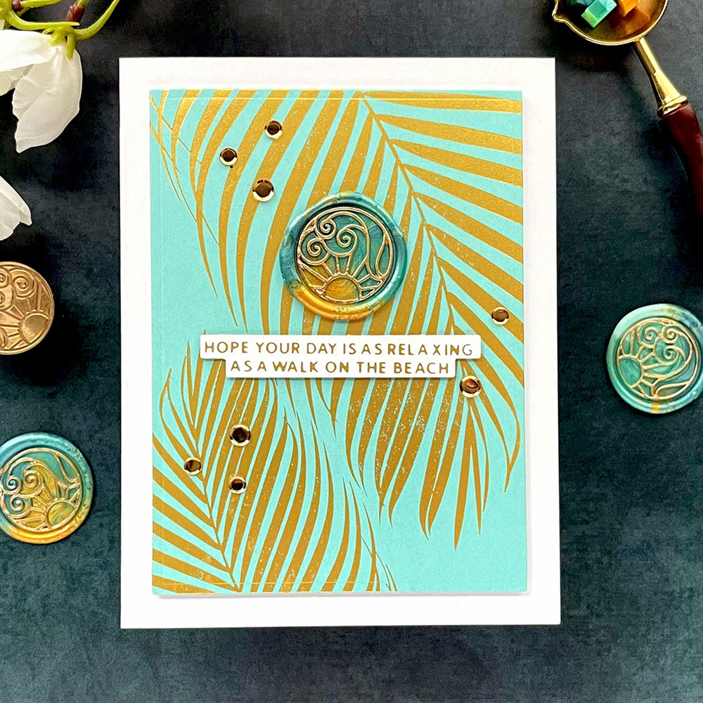 Sun & Waves- Wax Seal of the Month (Seal Stamp Only)