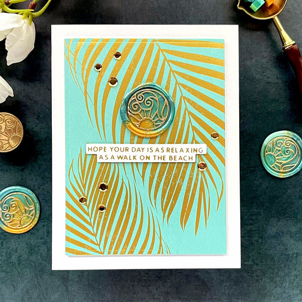 Sun & Waves- Wax Seal of the Month (Seal Stamp Only)