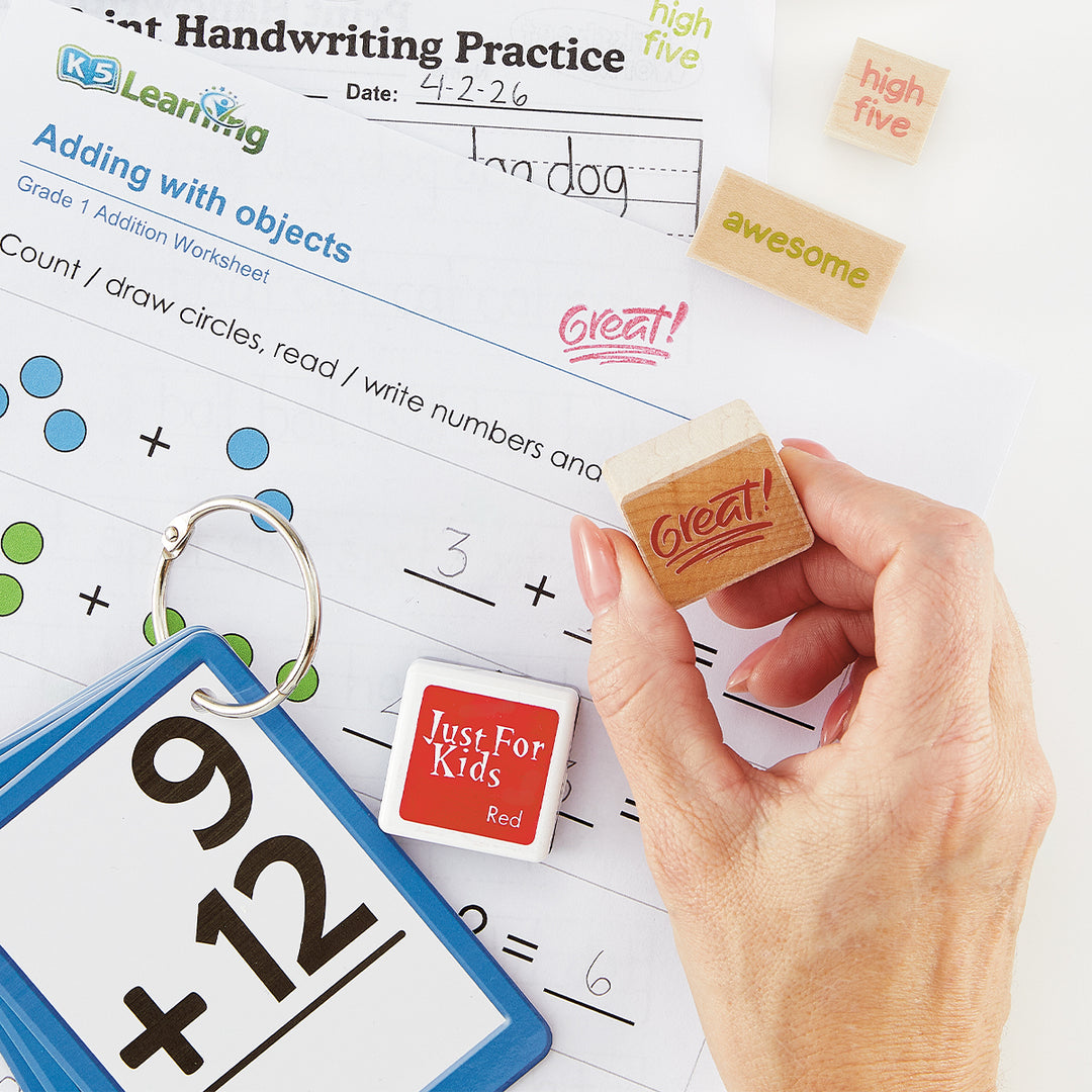 Gold Star Woodblock Stamp Set