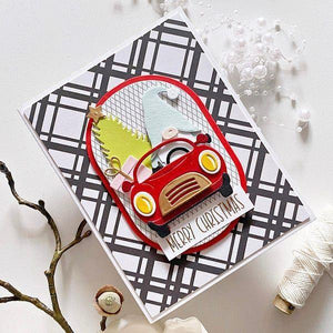 Gnome Drive Holiday Etched Dies