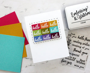 Clear Embossing & Watermark Ink Pad