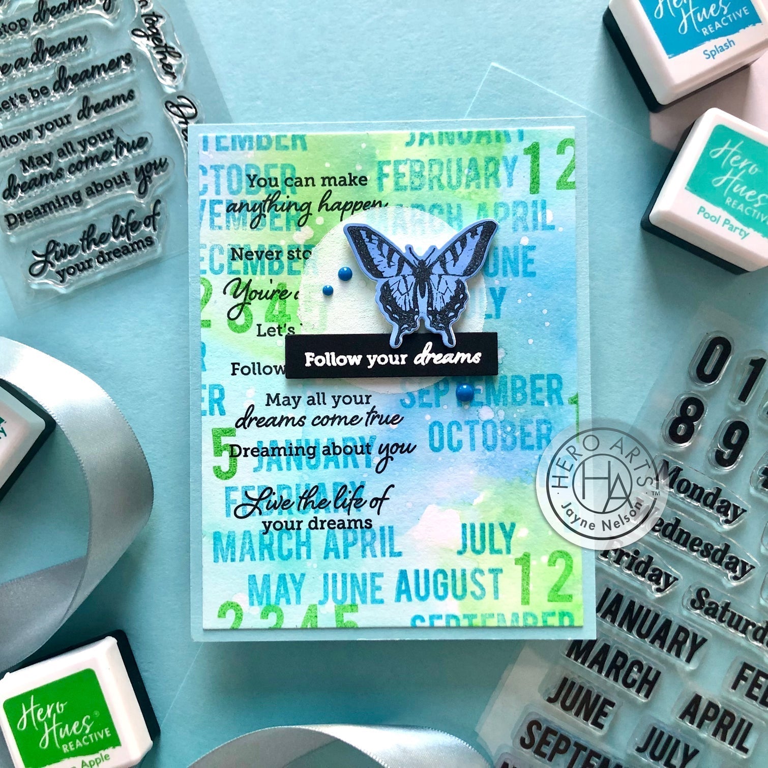 Hero Hues Reactive Ink - Green Apple – Hero Arts