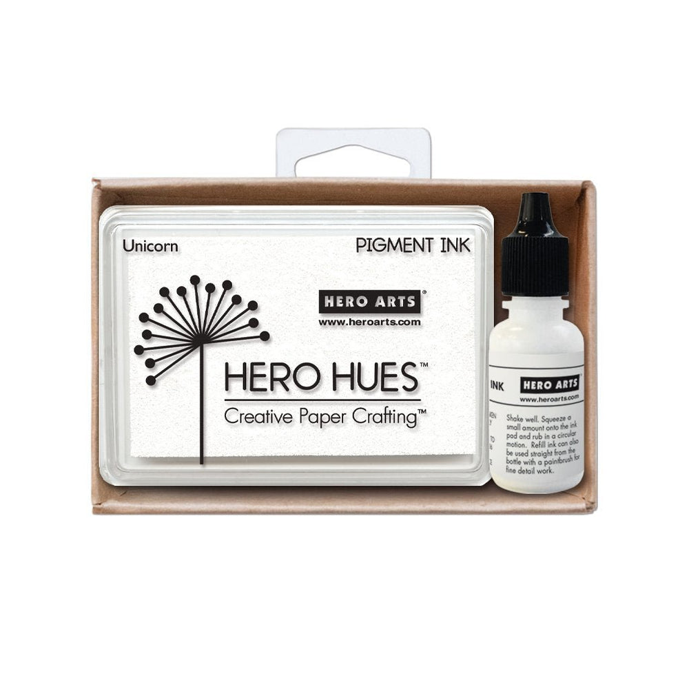 Hero Hues Unicorn White + Reinker Bundle