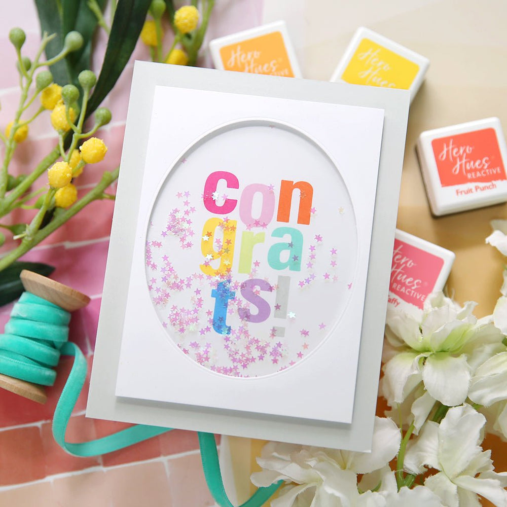 Hero Hues Reactive Ink Pad Cubes - Sunshine Palette