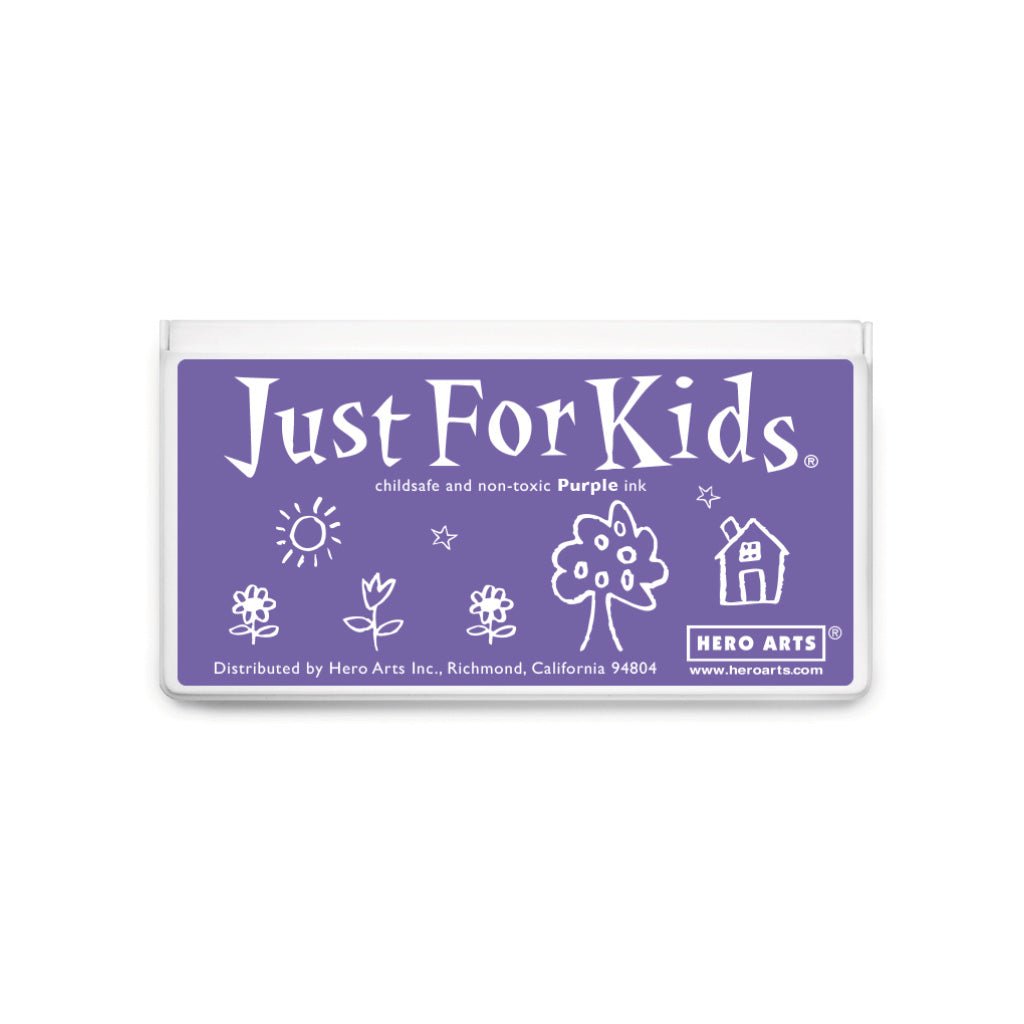 AF484 Jumbo Just For Kids Purple - Hero Arts