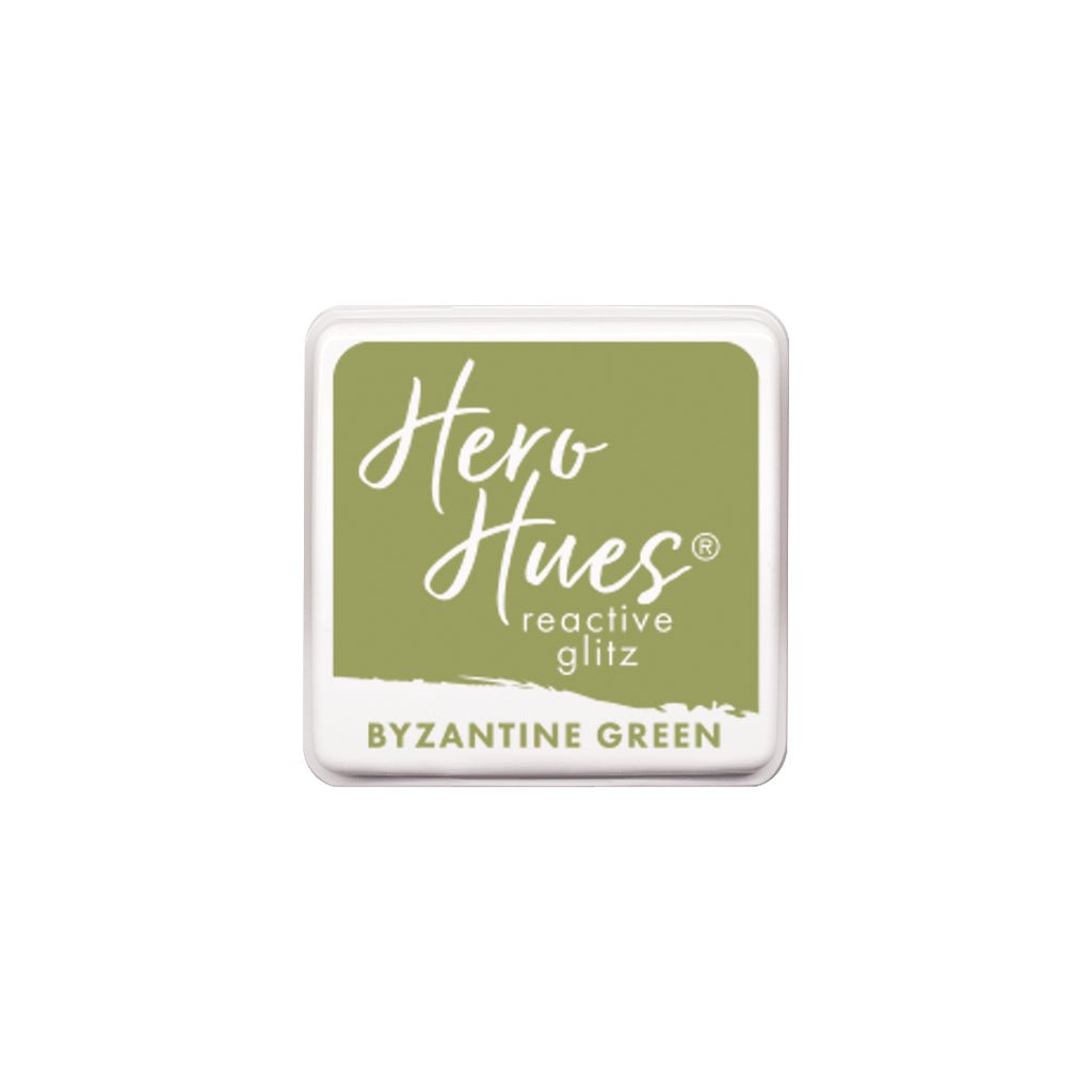 AF533 Byzantine Green Reactive Glitz Ink - Hero Arts