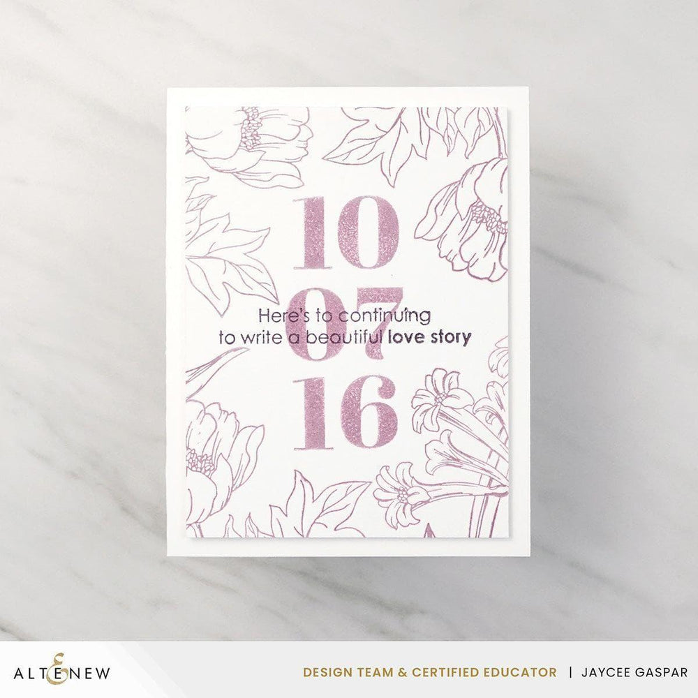 Altenew - Love Story Press Plate Set